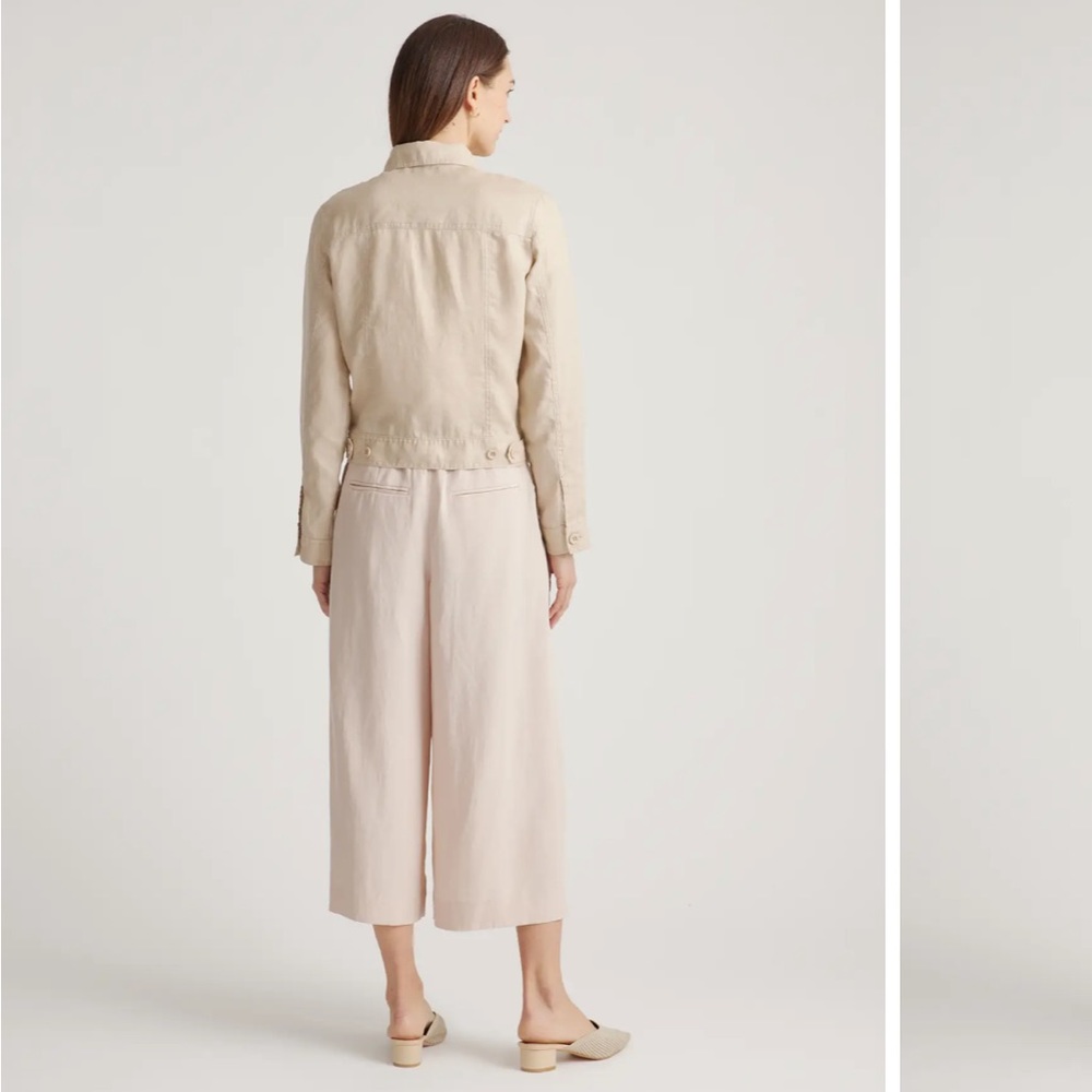 100% European Linen Jacket